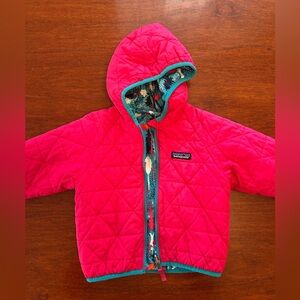 Patagonia puffer jacket coat girls Reversable 2T